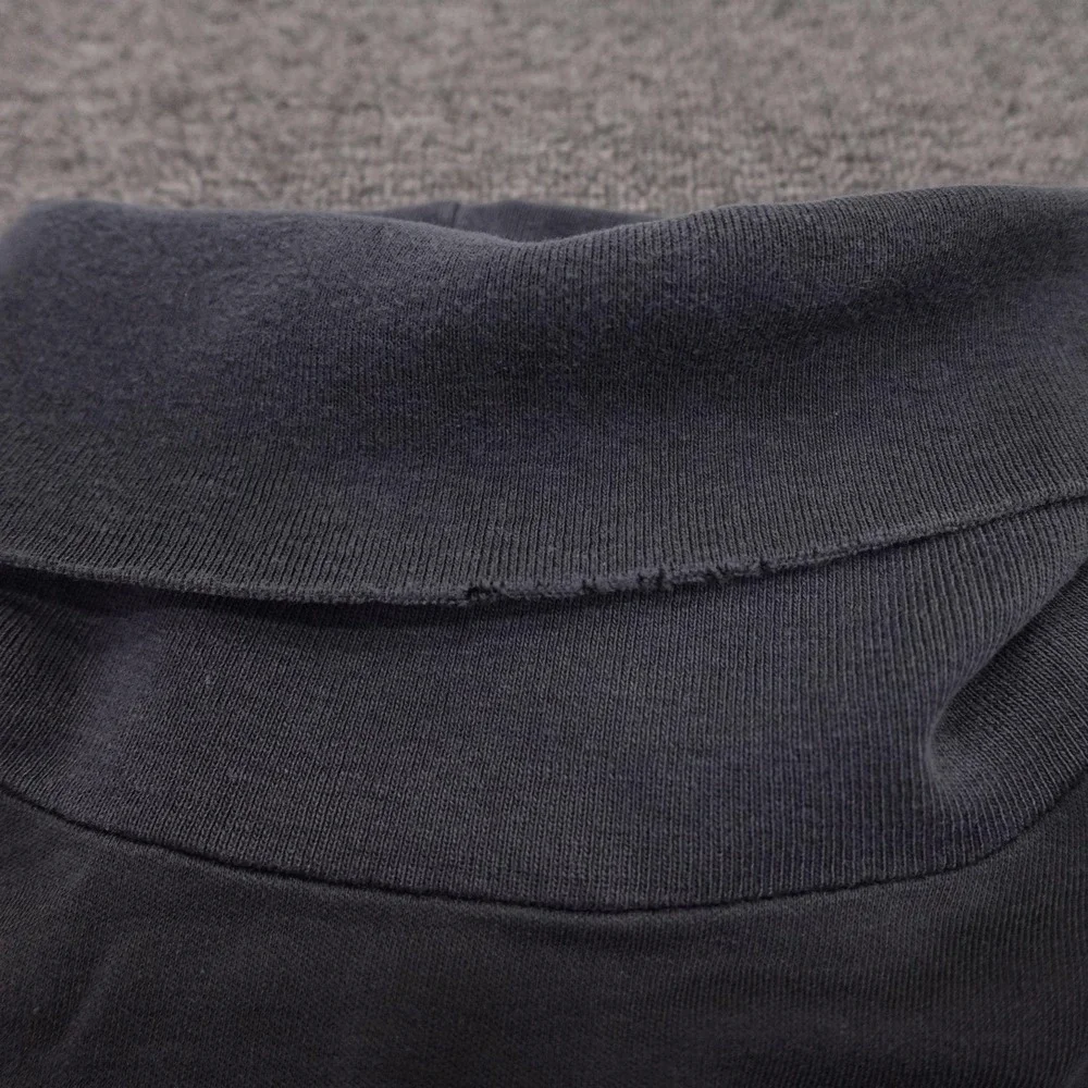 Vintage Polo Ralph Lauren Shirt Mens Large Black Turtleneck Tee Made USA